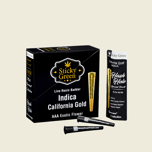 California Gold Hash Hole Pre Rolls (Indica)