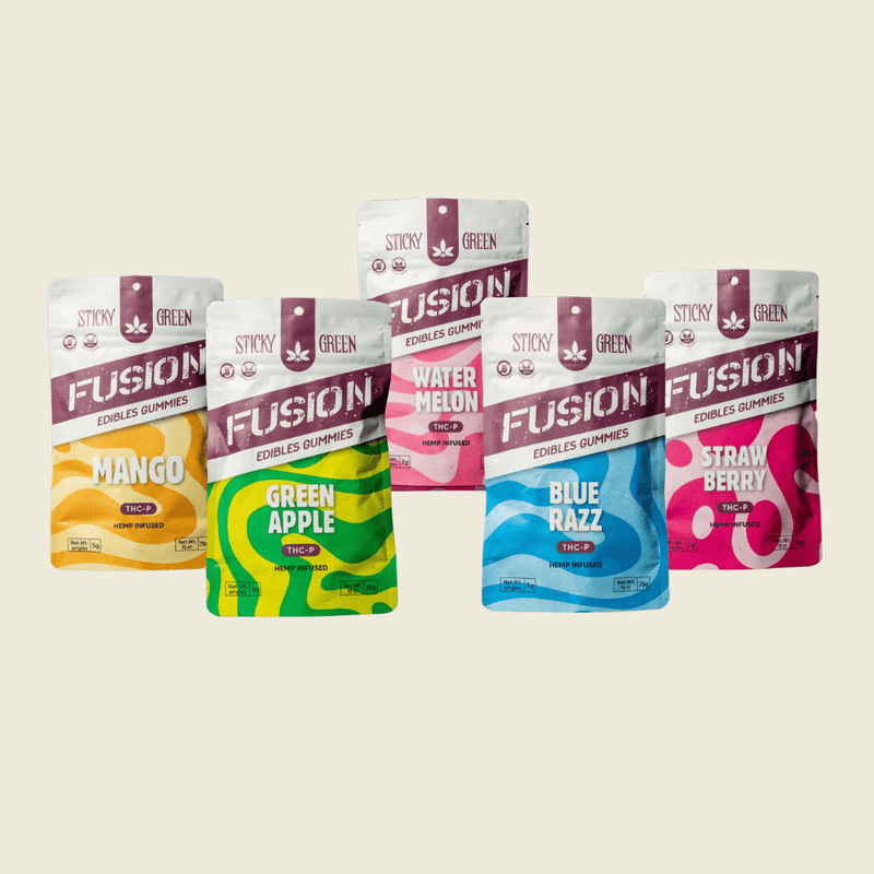 Fusion Gummies 30,000mg (15ct) - Sticky Green Flower