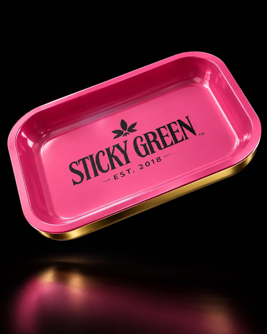 Premium Rolling Trays - Sticky Green Flower