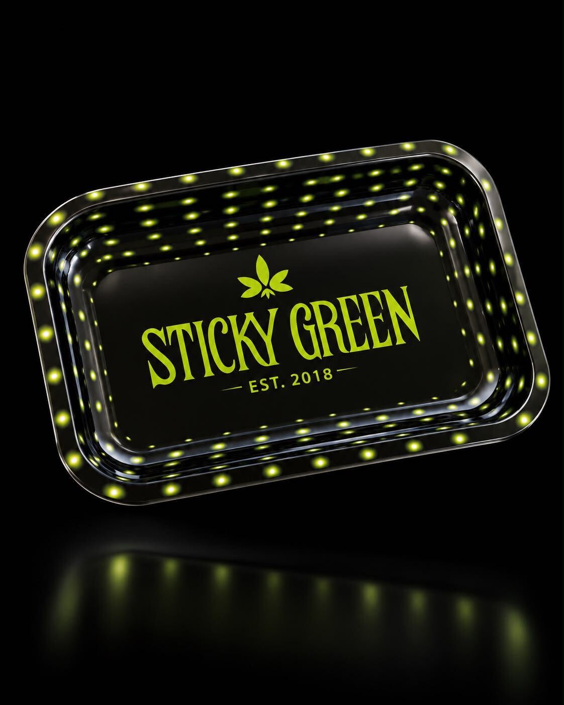 Premium Rolling Trays - Sticky Green Flower