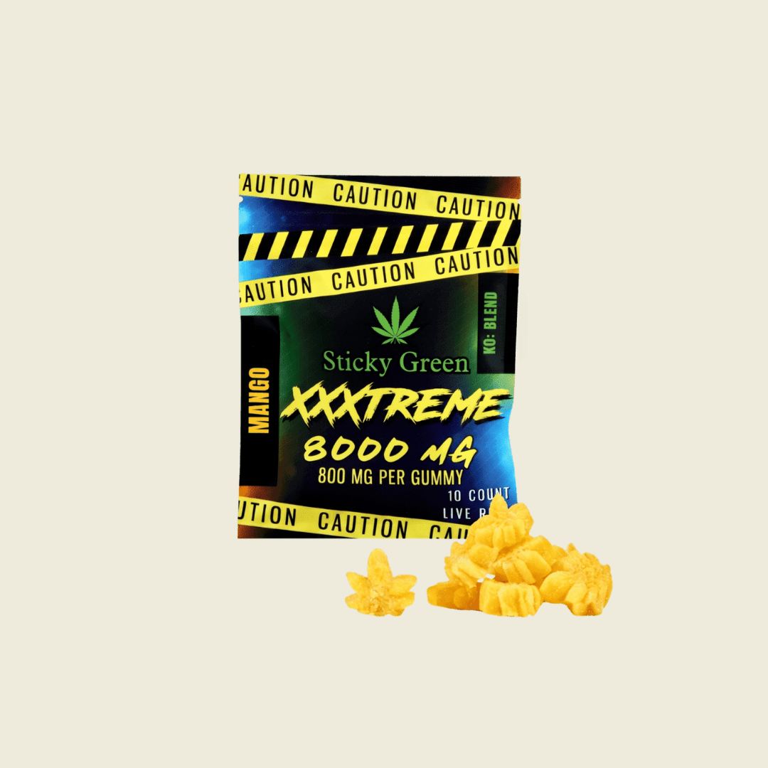 XXXtreme Gummies 8000mg - Sticky Green Flower