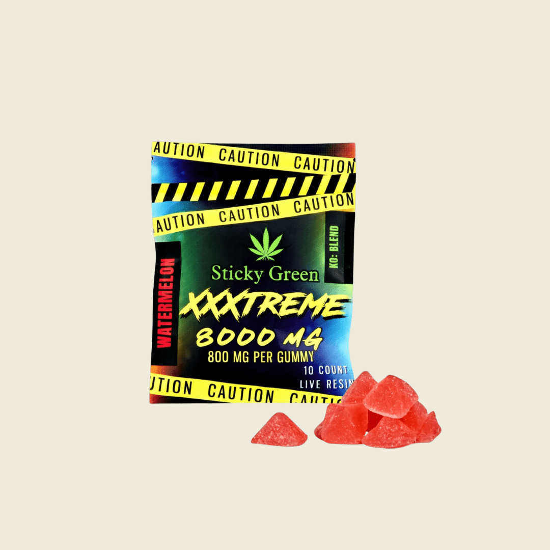 XXXtreme Gummies 8000mg - Sticky Green Flower